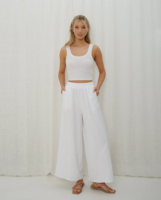 Felicity Pant | White