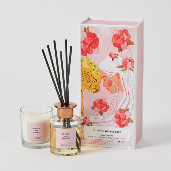 Go Forth And Be Fierce | Candle Gift Set