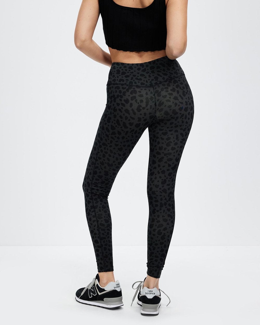 Pixie Legging | Charcoal Leopard