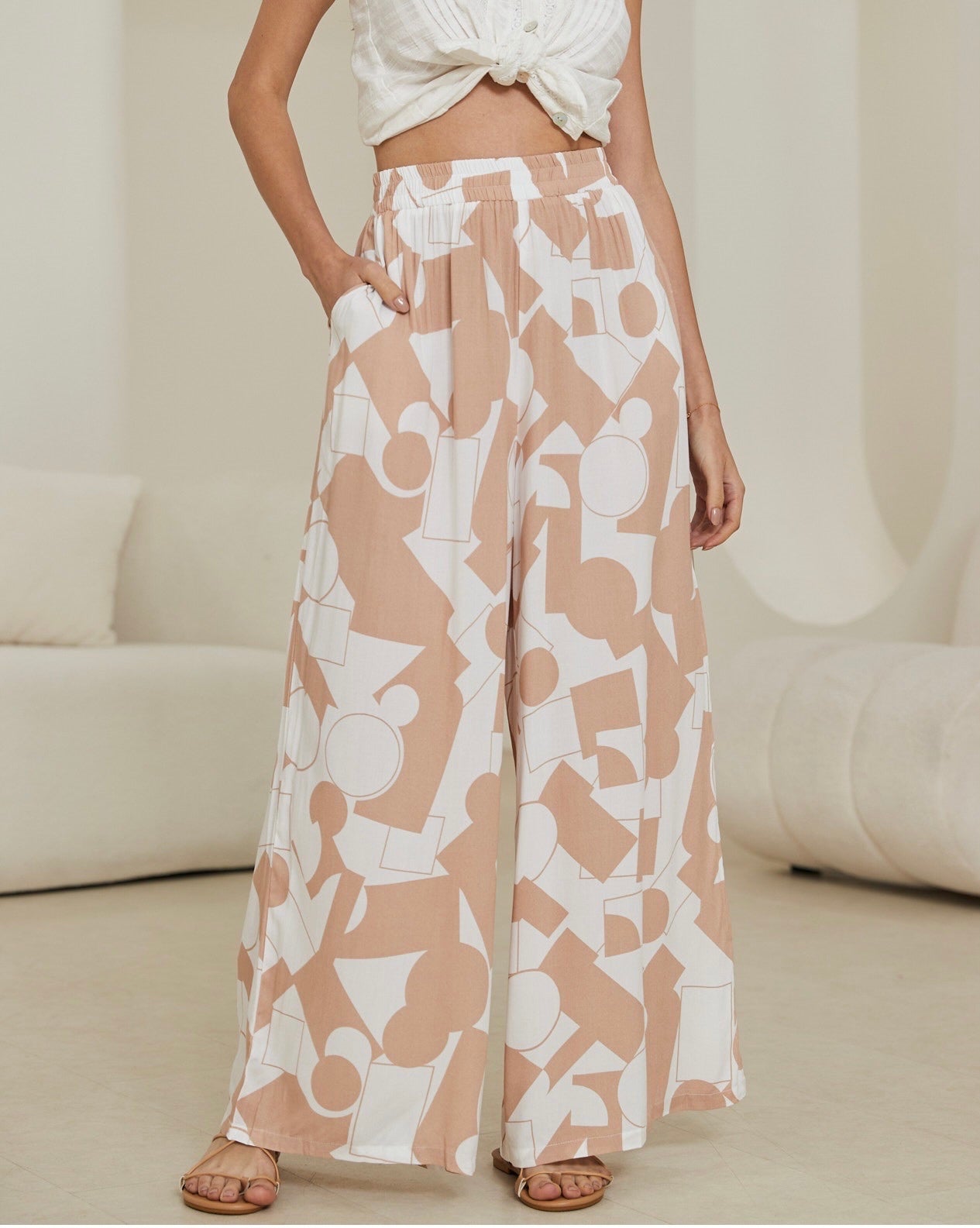 Luna Print Pants