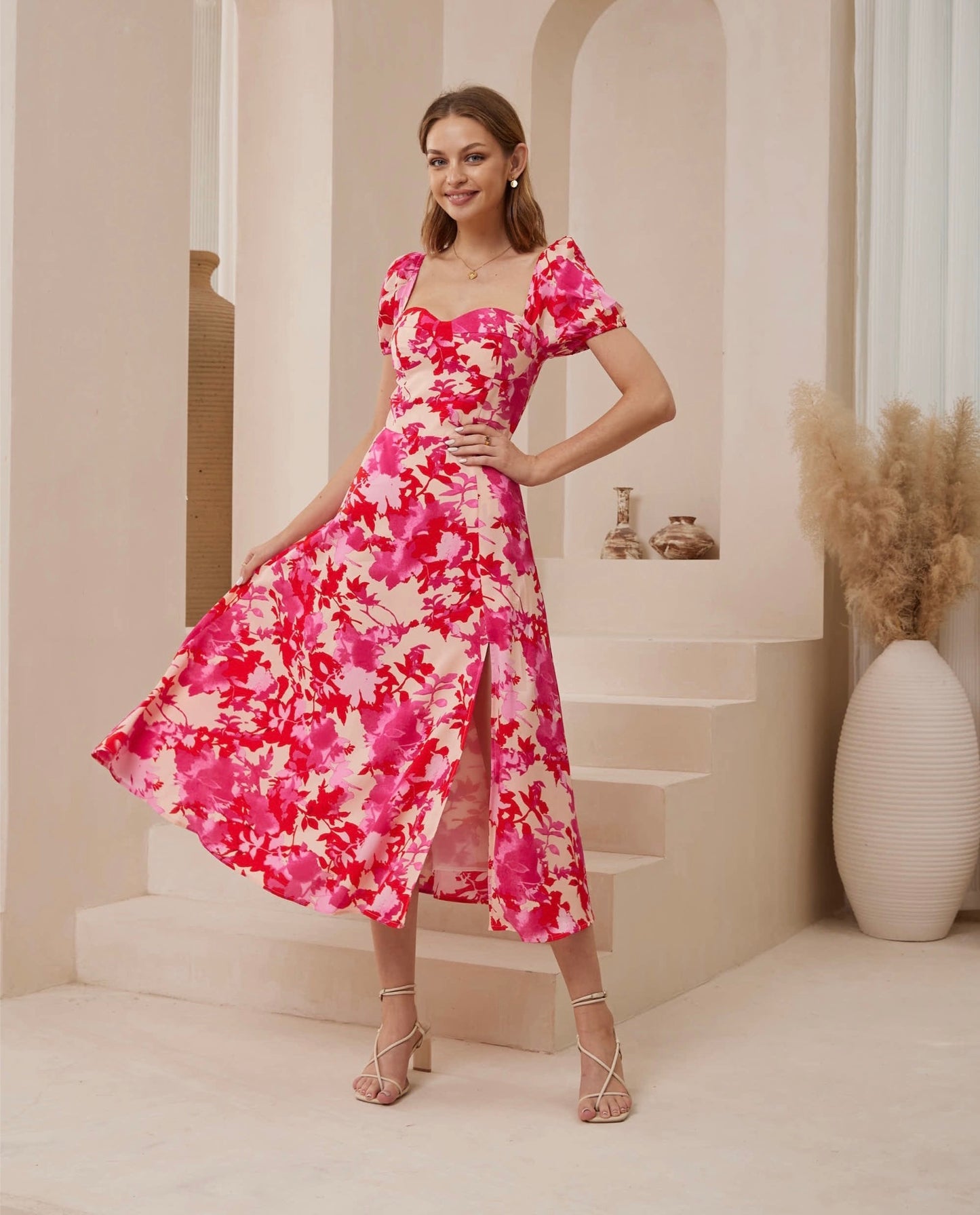 Blossom Floral Sleeved Dress