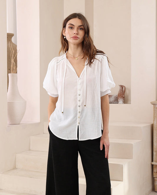 Claire Puff Sleeve Shirt