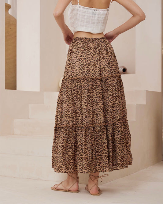 Maxi Skirt | Leopard