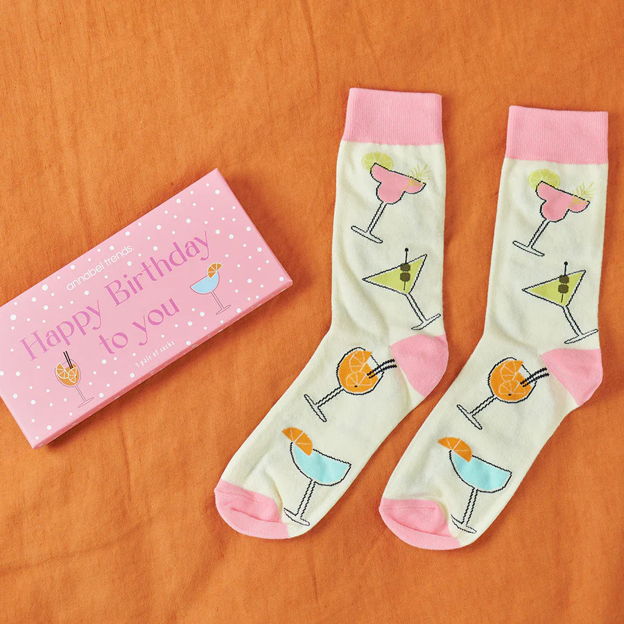 ‘Happy Birthday To You’ Boxed Socks