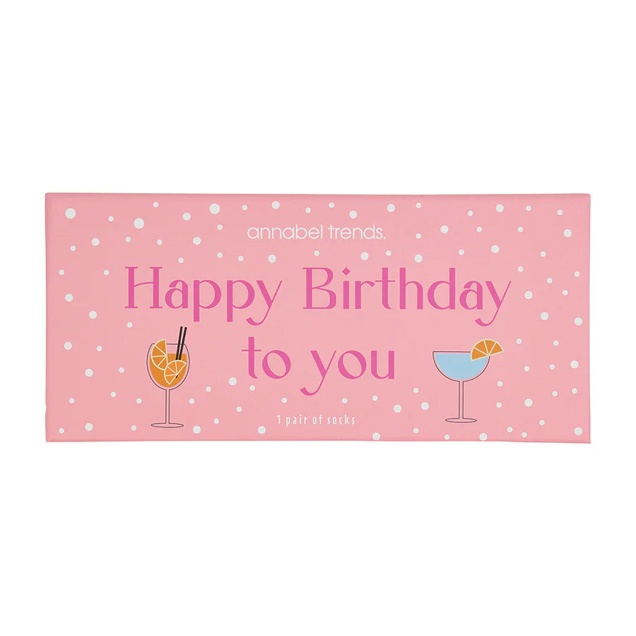 ‘Happy Birthday To You’ Boxed Socks