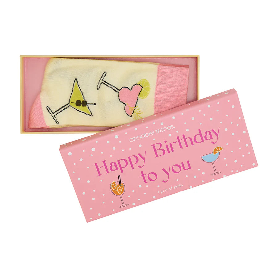 ‘Happy Birthday To You’ Boxed Socks