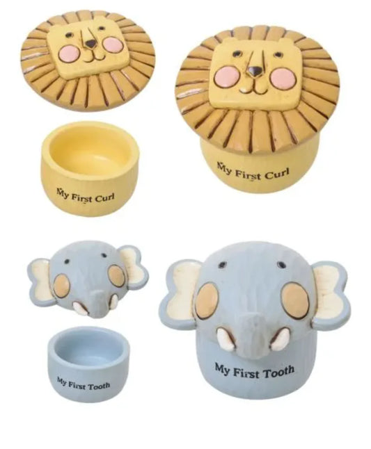 Noah's Ark Trinket Box Set | First Curl & Tooth