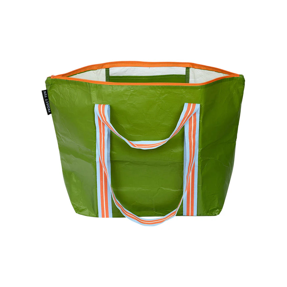 Zip Medium Tote | Kahki