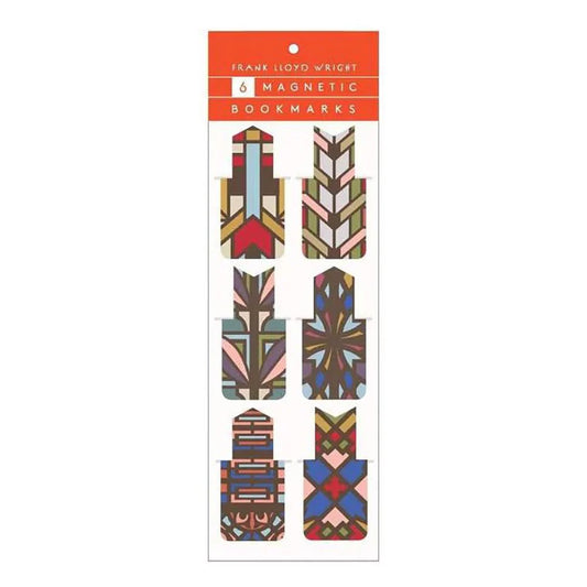 Frank Lloyd Wright | Set 6 Magnetic Bookmarks