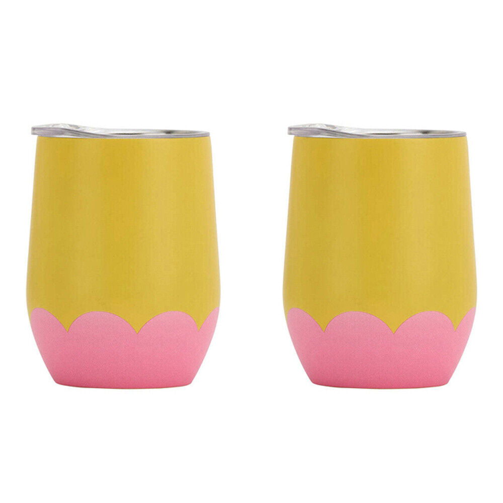 Wave Wine Tumbler Stainless | 500ml Yellow/Candy