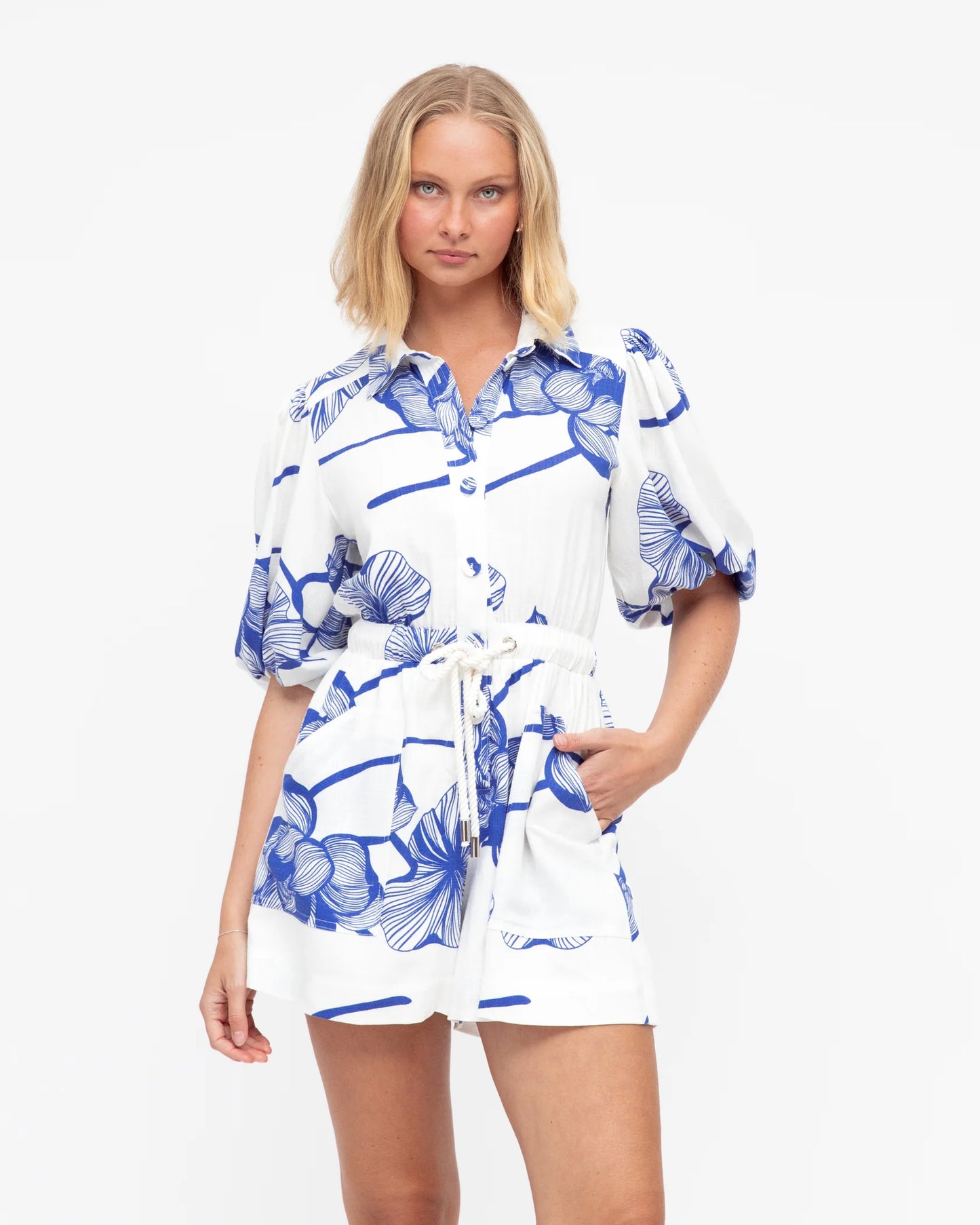 Bianca Print Playsuit