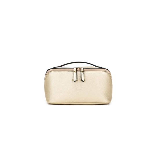 Coco Makeup Bag | Gold