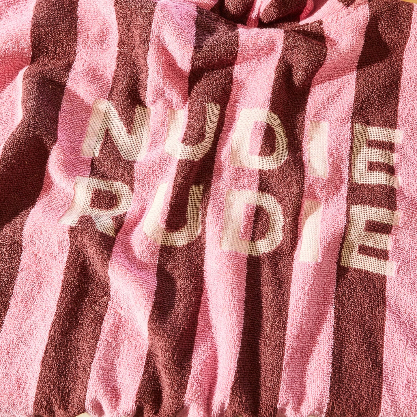 Jarita Hooded Nudie Rudie Towel | Rosewater