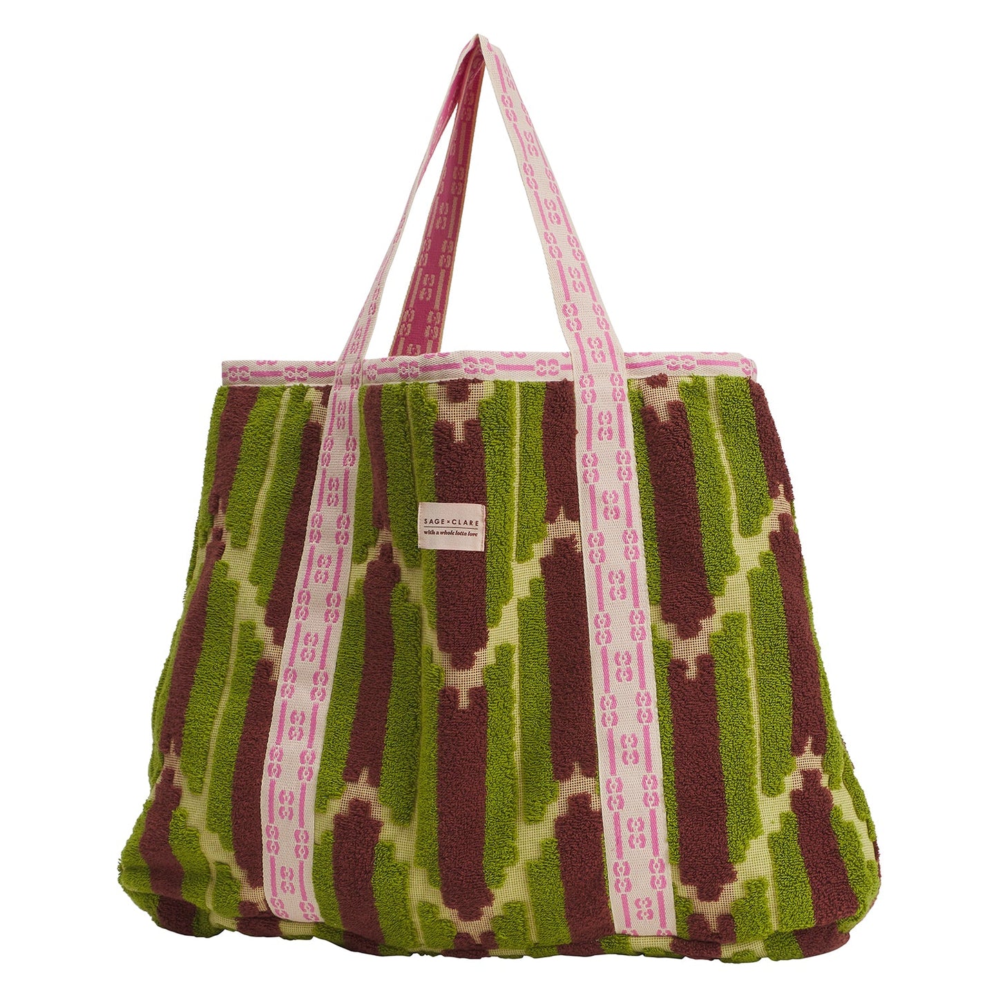 Nisha Terry Tote Bag | Palm