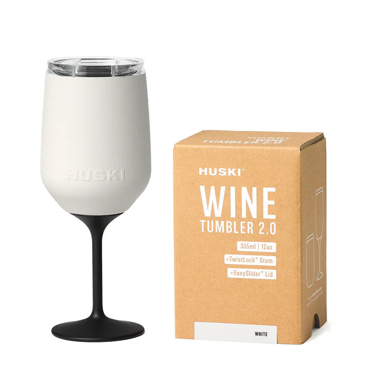 Huski Wine Tumbler | White