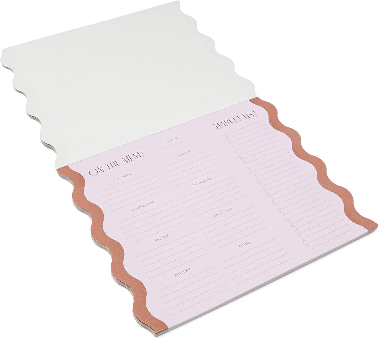 Meal Planner Notepad with Magnets | Lilac & Nutmeg