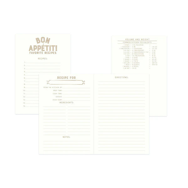 Bon Apettit Travel Notebook Set