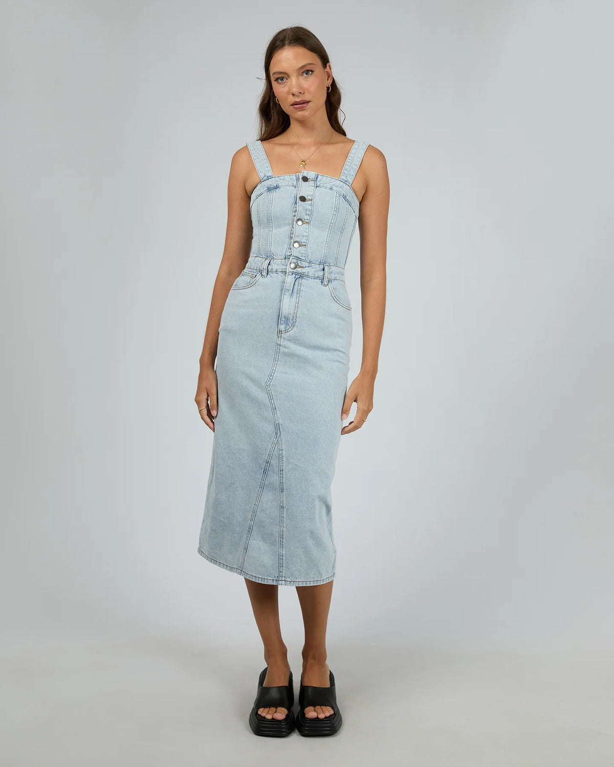 Coco Midi Denim Dress