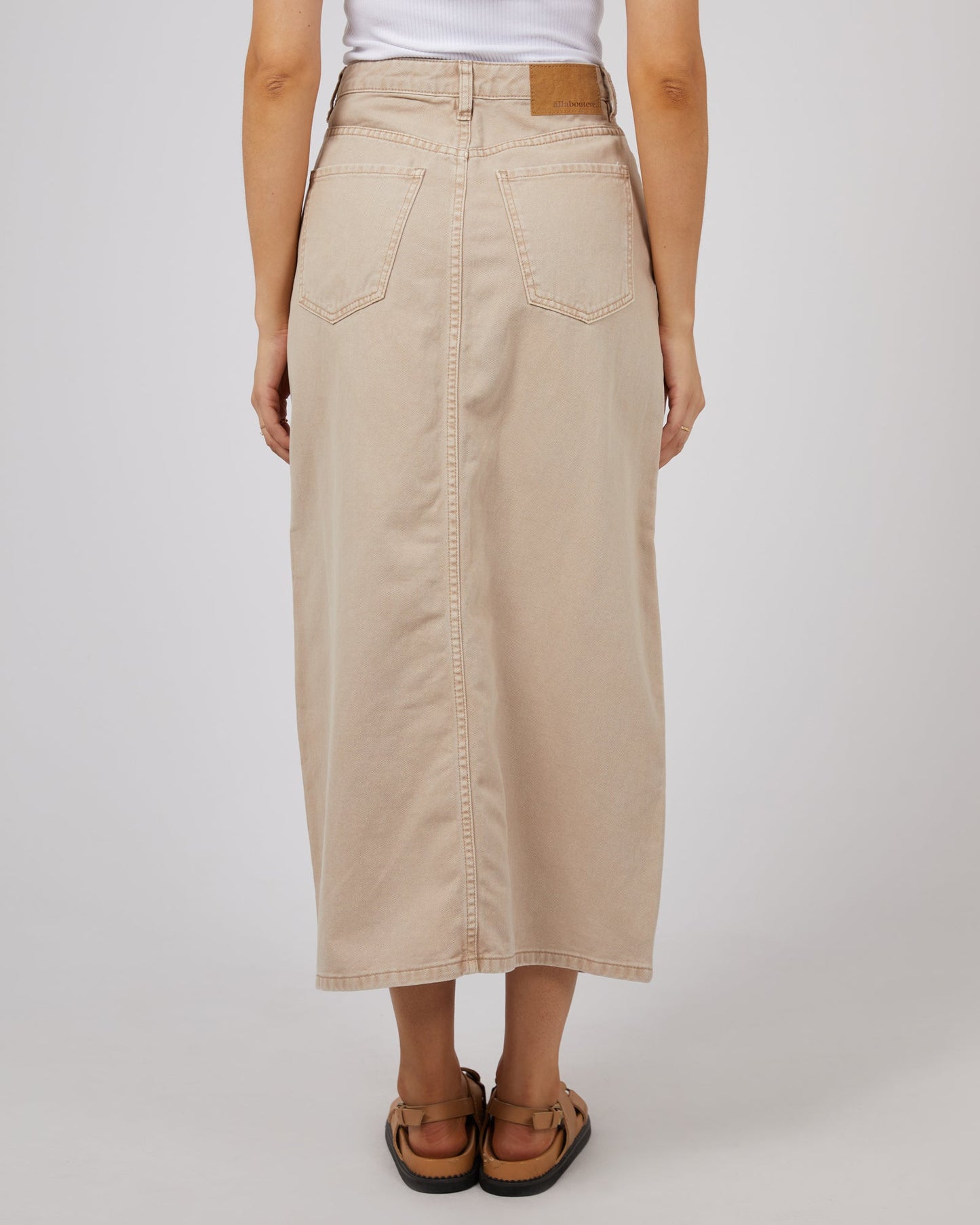 Pia Maxi Skirt | Beige