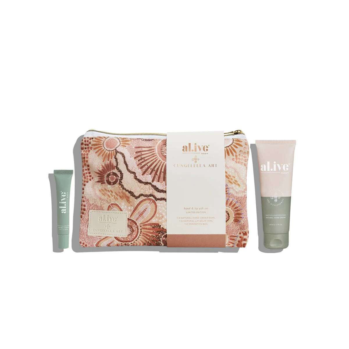 al.ive body | The Cungelella Art Hand & Lip Balm Gift Set