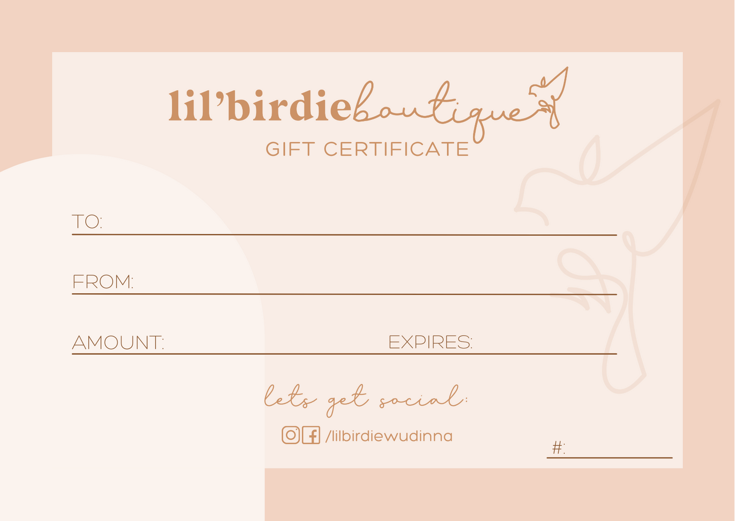 Lil' Birdie Gift Card