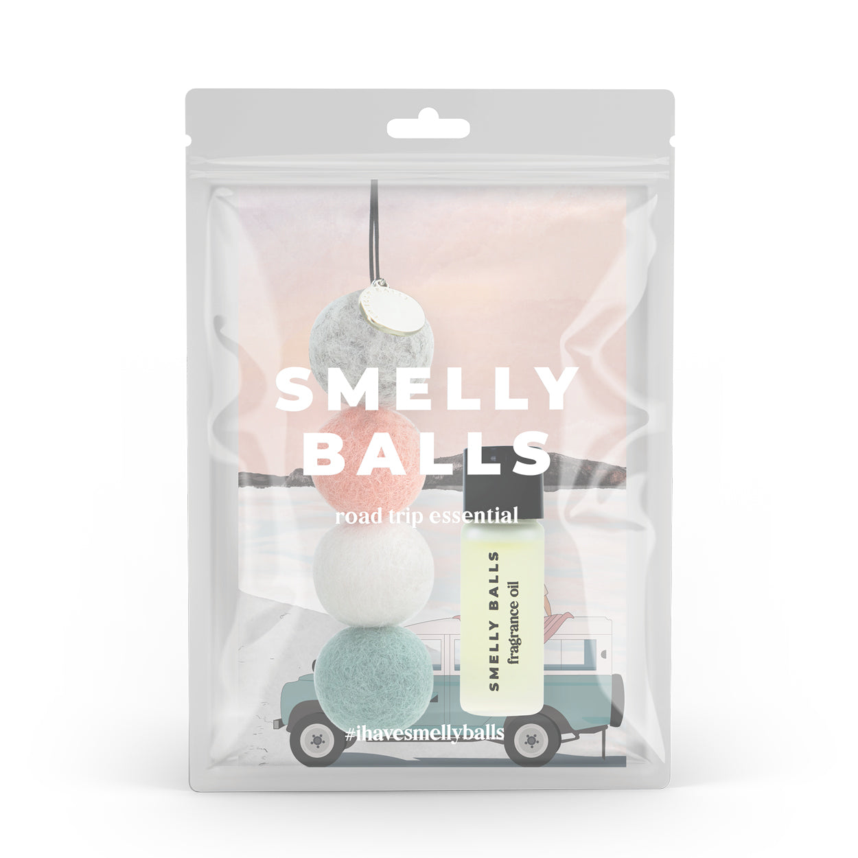 Smelly Balls Reusable Air Freshener Set | Seapink