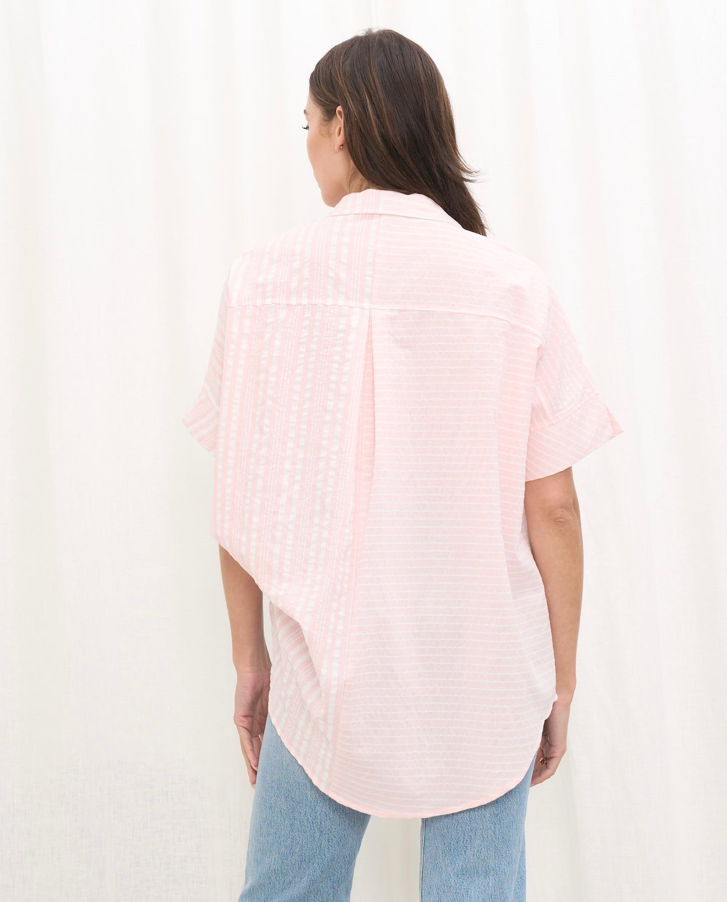 Iris Maxi | Rhea Shirt in Pink