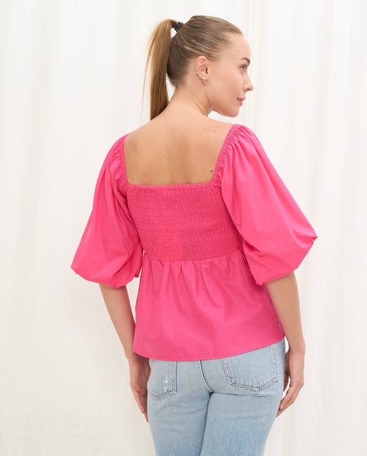 Iris Maxi | Harper Top Fuchsia Pink