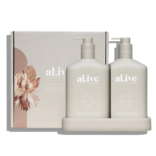 al.ive body | Wash & Lotion Duo - Sea Cotton & Coconut