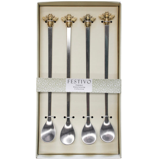 Bee Long Spoons (Set of 4)