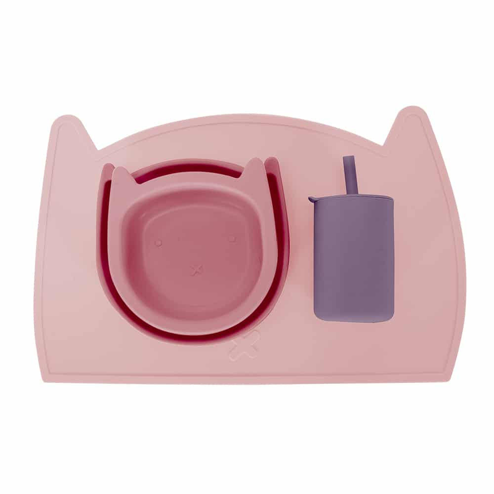 Silicone Dinner 4 Piece Set | Cat