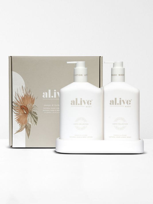 al.ive body | Wash & Lotion Duo -  Mango & Lychee