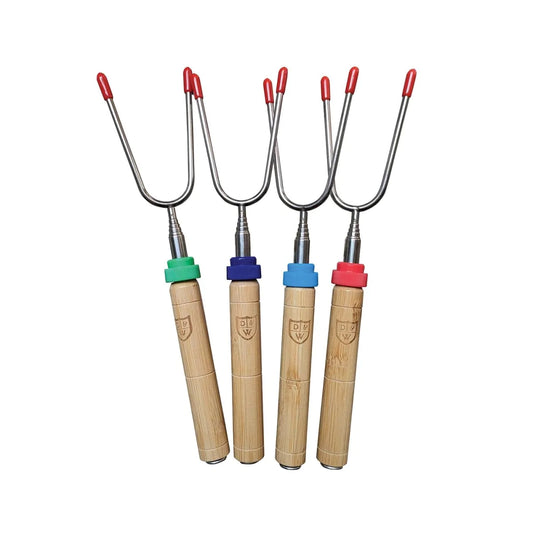 Flinders Twist & Turn Telescopic Marshmallow Forks (Set of 4)